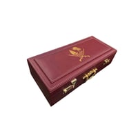 صندوق إهداء علبة جلد فاخر كبير مستطيل ربعين كيلو -...