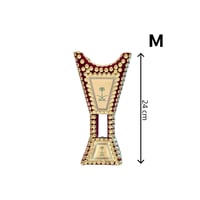 مبخرة صناعة سوري يدوي ثقيل - مخمل سيفين ونخلة لون...