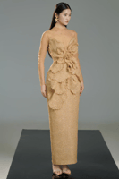 فستان ماكسي مزين باحجار الراين من هابي كلوثينق