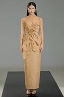 فستان ماكسي مزين باحجار الراين من هابي كلوثينق