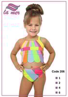 بدلة السباحة لامير الهندسية الجذابة للأطفال