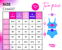 بدلة السباحة لامير الهندسية الجذابة للأطفال