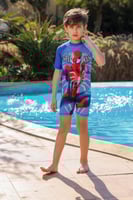 مايوه سباحة أولادي بقطعة واحدة ورسومات كرتونية ممي...