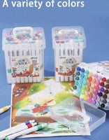 علبة (واحدة) أقلام فرشاة (12 لون فقط) - متجر الشام...