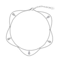 خلخال أوريل فضي