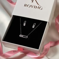 طقم ميسيكا فضي