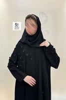 عبايه نور نص كلوش بقماش سيراميك اصلي بتدخيل شك اسو...