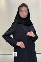 عبايه بليزر رسمي مبطنه بقماش حرير ياباني بتطريزيدو...