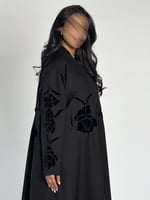 عبايه وديان بقصه Aقماش قماش كريب الابداع بتدخيل مخ...