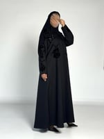 عبايه وديان بقصه Aقماش قماش كريب الابداع بتدخيل مخ...