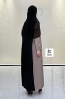 عبايه نايلا بليزر مبطنه بقماش كريب الابداع