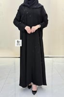 عبايه نور نص كلوش بقماش سيراميك اصلي بتدخيل شك اسو...