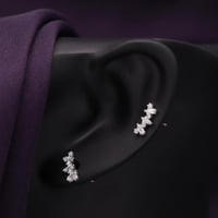 حلق فضة نسائي عيار 925