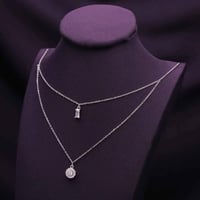 عقد فضة دورين عيار 925