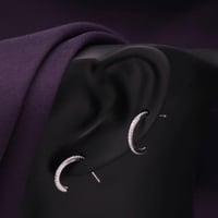 حلق فضة نسائي عيار 925