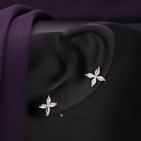 حلق فضة نسائي عيار 925