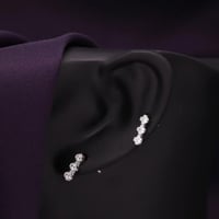 حلق فضة نسائي عيار 925