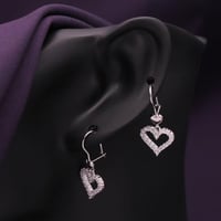 حلق فضة نسائي عيار 925