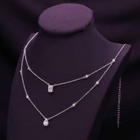 عقد فضة دورين عيار 925