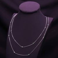 عقد فضة دورين عيار 925