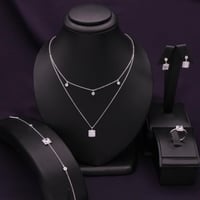 طقم فضة نسائي عيار 925