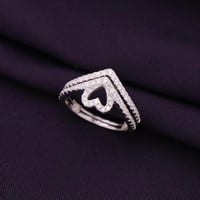 خاتم فضة توينز نسائي عيار 925