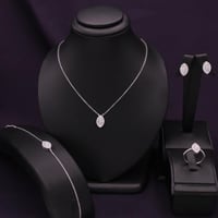 طقم فضة نسائي عيار 925