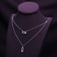 عقد فضة دورين عيار 925