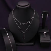 طقم فضة نسائي عيار 925