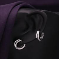 حلق فضة نسائي عيار 925