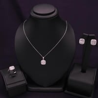 نصف طقم فضة نسائي عيار 925