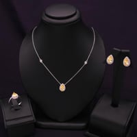 نصف طقم فضة نسائي عيار 925