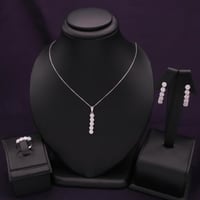 نصف طقم فضة نسائي عيار 925