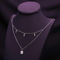 عقد فضة دورين عيار 925