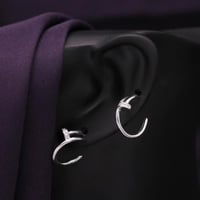 حلق فضة نسائي عيار 925