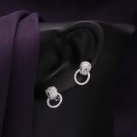 حلق فضة نسائي عيار 925