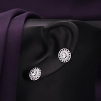 حلق فضة نسائي عيار 925