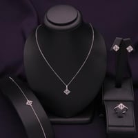 طقم فضة نسائي عيار 925