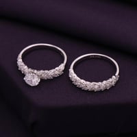 خاتم فضة توينز نسائي عيار 925