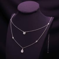 عقد فضة دورين عيار 925