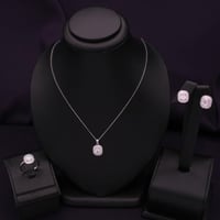 نصف طقم فضة نسائي عيار 925