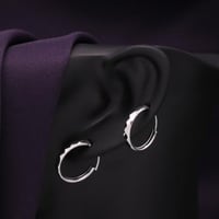 حلق فضة نسائي عيار 925