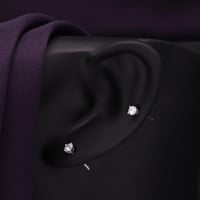 حلق فضة نسائي عيار 925