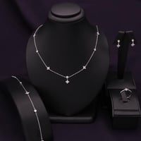 طقم فضة نسائي عيار 925