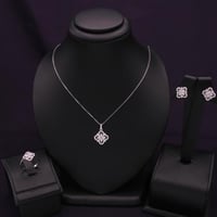 نصف طقم فضة نسائي عيار 925