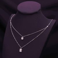 عقد فضة دورين عيار 925