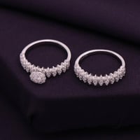 خاتم فضة توينز نسائي عيار 925