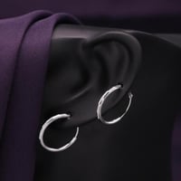 حلق فضة نسائي عيار 925