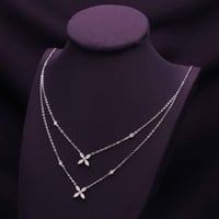 عقد فضة دورين عيار 925