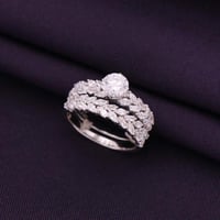 خاتم فضة توينز نسائي عيار 925